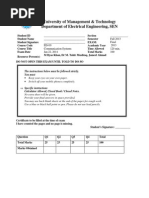 FINAL Exam Jameel Communication Systems FALL 2013 Updated