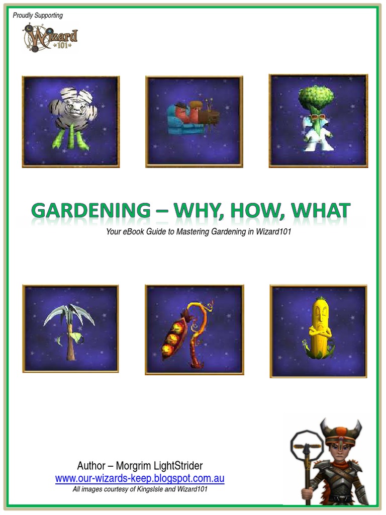 Wizard 101 Mastering Gardening In The Spiral Seed Plants