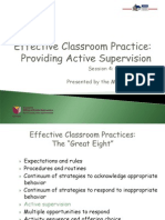 Classroom Module 5 Active Supervision