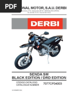 Derby Senda SM Black Edition DRD Edition Parts List WWW - Manualedereparatie.info