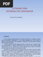 Intervale de Confidenta