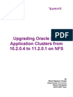 Oracle 10g to 11gr2 Upgrade