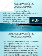 Microeconomía vrs Macroeconomía