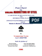 A Project Report On: AND Rourkela Steel Plant