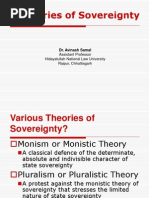8a. Theories of Soverreignty