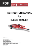 SJ 8510 Trailer Instructions