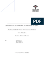 Recherche Sur La Corrélation en Traitement de Signal