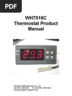 Willhi Temp Control Wh7016c 12vdc User Manual