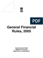 General Financial
Rules, 2005