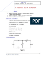 Carga y Descarga de Un Capacitor