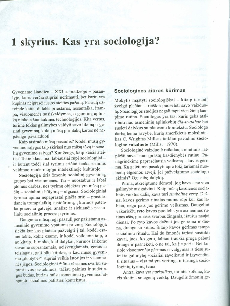 Anthony Giddens Sociologija 2005m. 19-35 Psl. | PDF