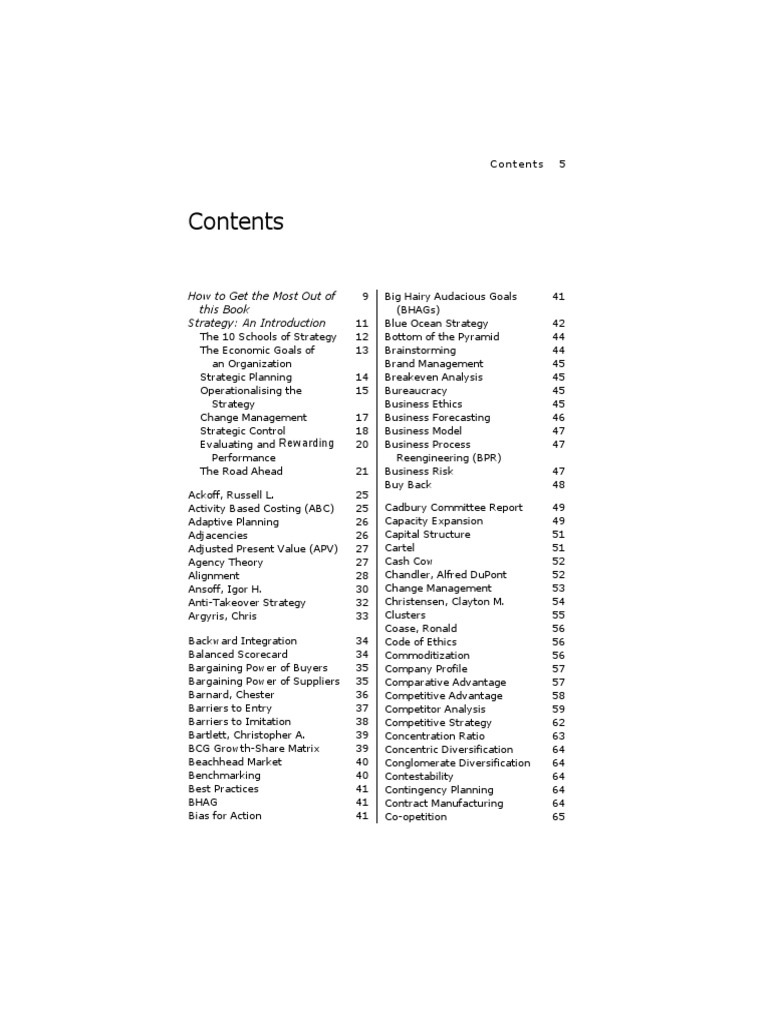 AZ of Business Strategy PDF Strategic Management Strategic Planning