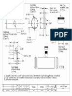 Material: Brass Scale: 1:1 (2) Req. End Cap Filler Cap Material: Brass (1) Req