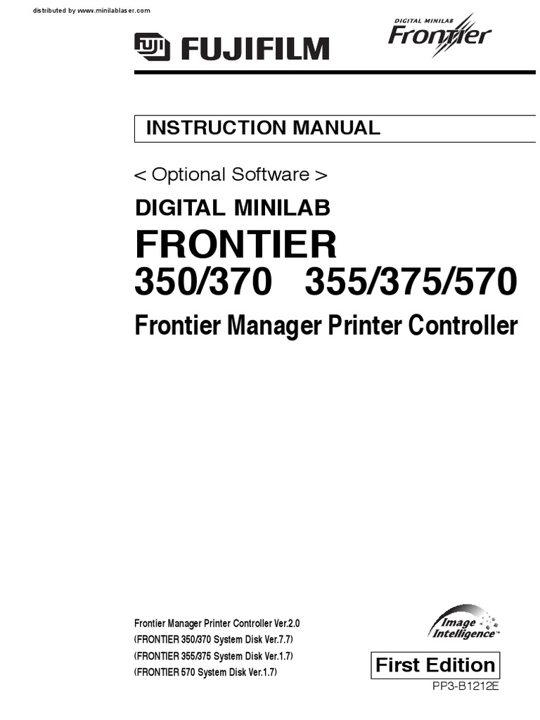 Frontier 355 Service Manual