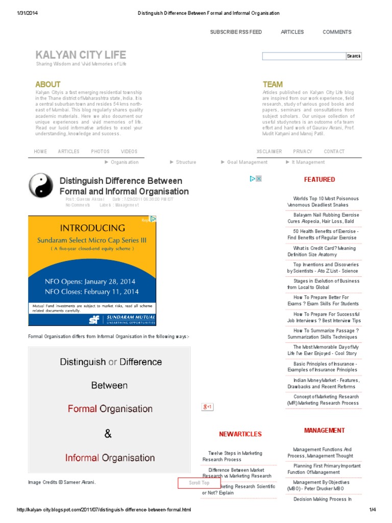 Formal and informal report venn diagram picture