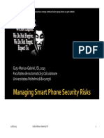 SCIGutuMariusGabriel ISI Managing Smart Phone Security Risks