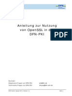 Anleitung Nutzung OpenSSL PDF