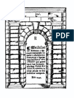 1549 Diego de Sagredo. Medidas Del Romano