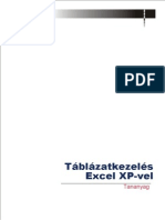 Tablazatkezeles Excel XP Vel