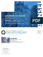 Joe Reinsel-Location and Place- MCC 2014