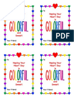 Valentine's Day Cards To Coordinate With Crayon Hearts