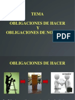 Obligaciones de Hacer