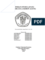 131931189 Laporan Kunjungan Pabrik Gula Kebon Agung