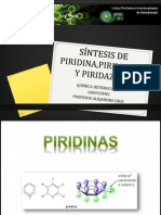 Síntesis de Piridina, Pirimidina y Piridazina