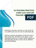 10 Teaching Practices Every 21st Century #English Teacher Should