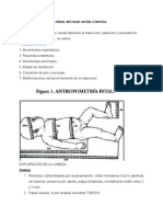 Somatometria y Signos Vitales Del Recen Nacido A Termino