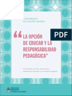 Saberes emancipadores y la responsabilidad pedagógica