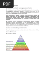 LA PIRÁMIDE DE MASLOW