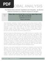 The Relationship Between Capitalism and Inequality