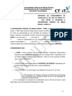 EDITAL 1- Contrato de Licenciamento