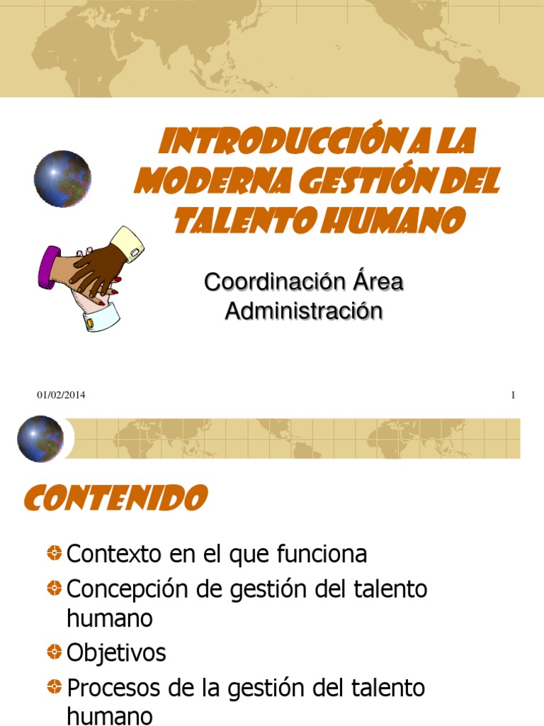 Introducción a la Gestión del Talento Humano | PDF | Gestión del ...