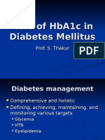 Role of HbA1c in Diabetes Mellitus