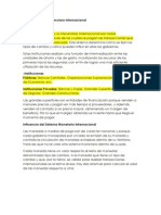 Sistema Financiero Internacional y Bolsa de Valores