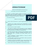 Hiperatividade Estrategias de Intervencao Na Sala de Aula Como Ajudar o Seu Aluno Na Sala de Aula