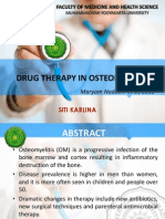 Drug Therapy in Osteomyelitis: Faculty of Medicine and Health Science