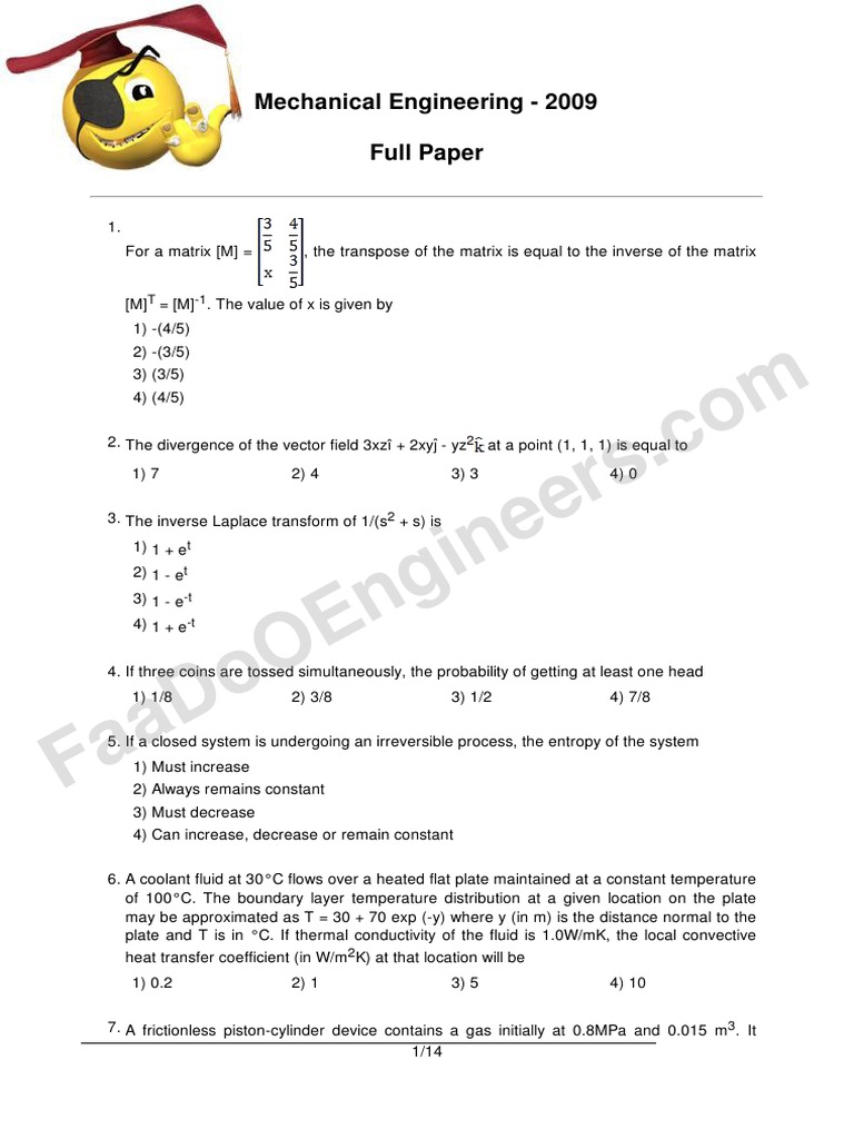 Heat and Mass Transfer in Mechanical Engineering | PDF | Science ...