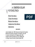 TEMA 4. ENERGÍA SOLAR Fotovoltaica