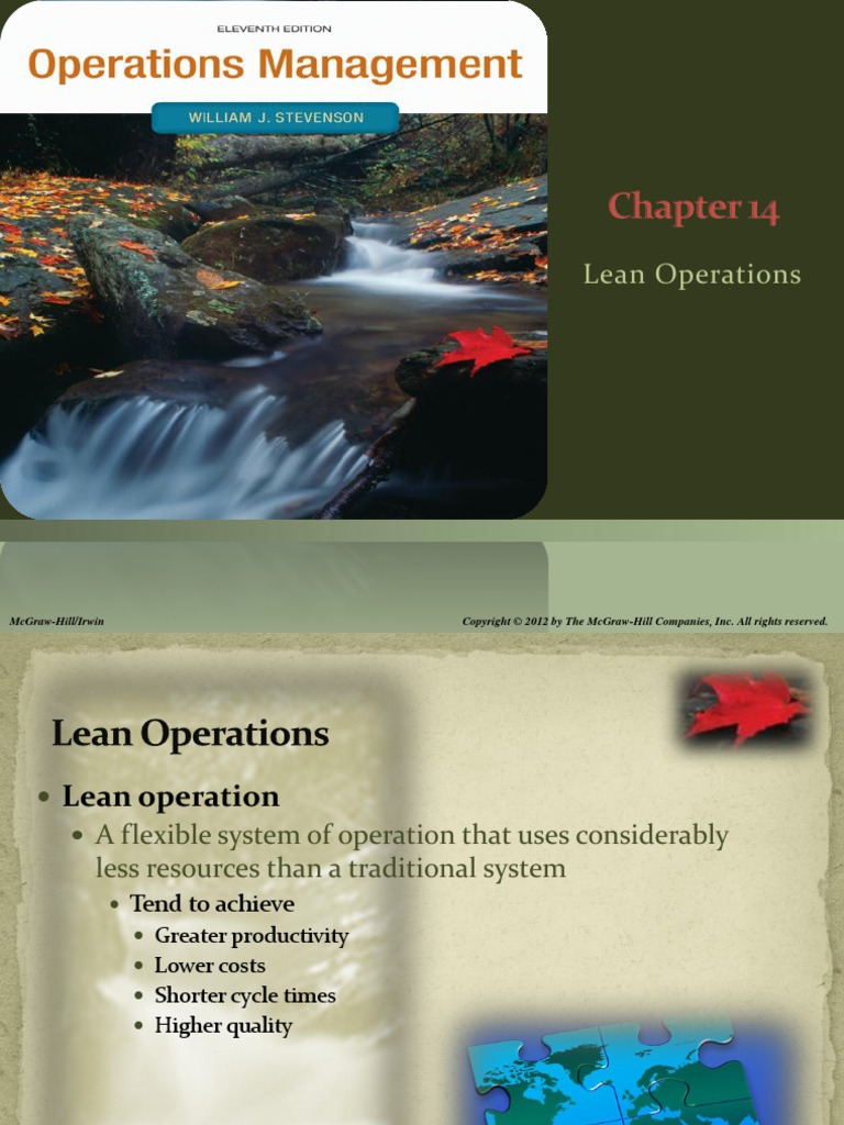 14 JIT Lean Operations | PDF | Lean Manufacturing | Inventory