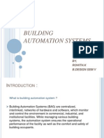 Building Automation Systems: BY, Rohith.K B.Design Sem V