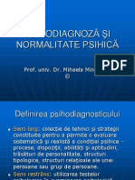 Curs I a Psihodiagnoza Si Normalitate Psihica