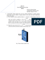 ME 677 Laser Material Processing HW#1: e N R N