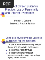  Lecture Personality and Interest Inventories 8