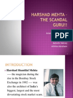 Harshad Mehta stock market scam of 1992