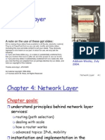 Network Layer: A Note On The Use of These PPT Slides