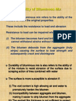 Durability of Bituminous Mix