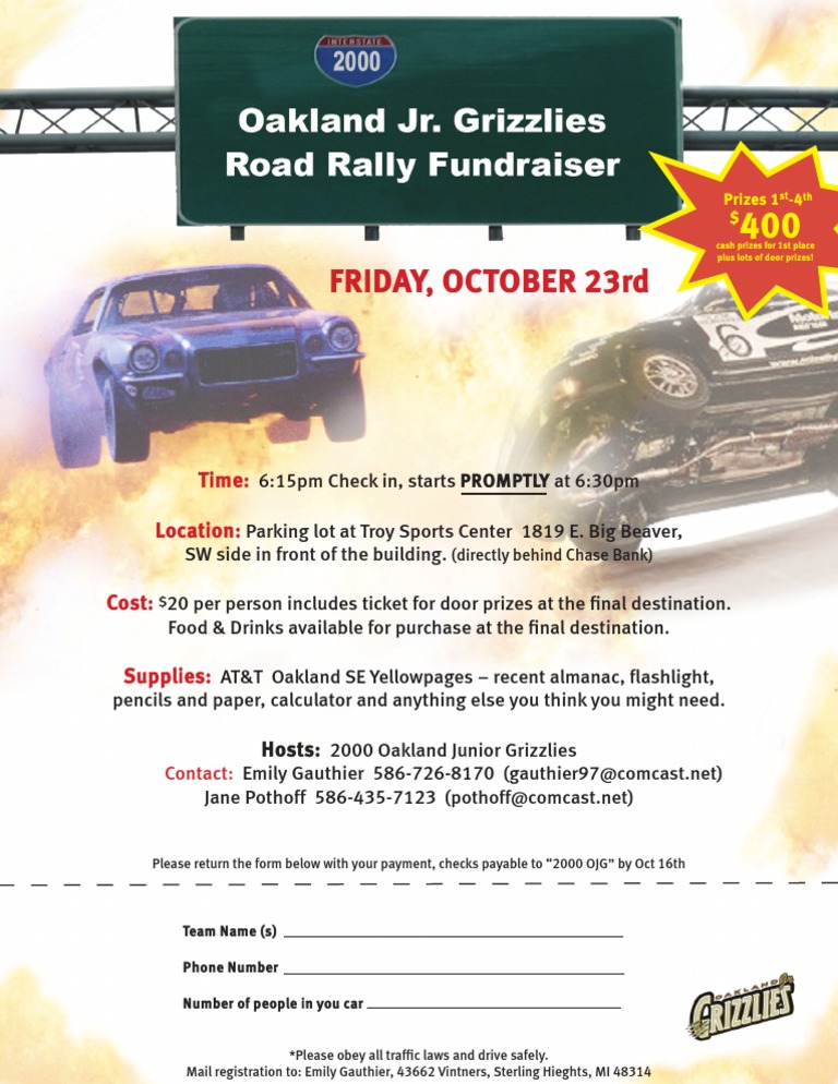 Road Rally Flier | PDF